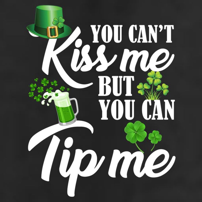 Funny St Patricks Day Waitress Bartender Waiter Tips Gift 11oz C Handle Ceramic Mug