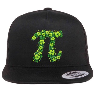 Funny St PitrickS Days 3 143 17 St PatrickS Day Pi Day Great Gift Flat Bill Trucker Hat