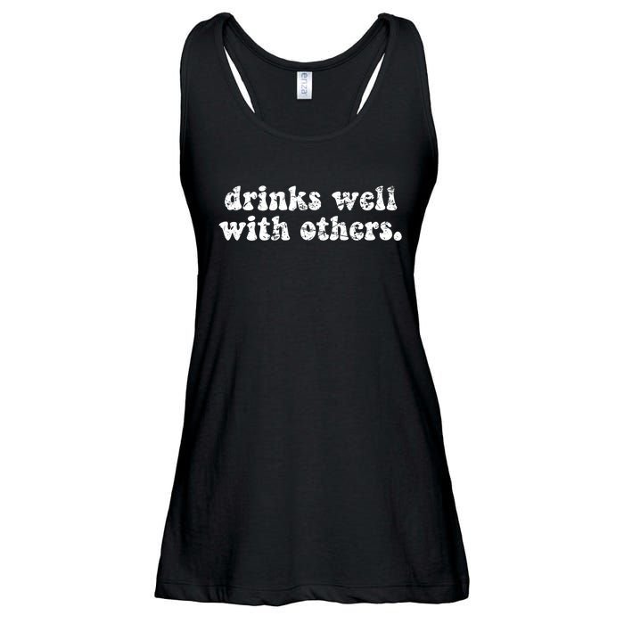 Funny St Patricks Day Ing S Well With Others Funny Gift Ladies Essential Flowy Tank