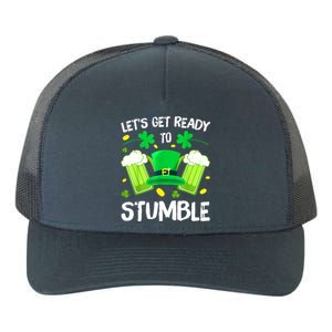 Funny St. PatrickS Day LetS Get Ready To Stumble Beer Drinking Gift Yupoong Adult 5-Panel Trucker Hat