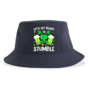 Funny St. PatrickS Day LetS Get Ready To Stumble Beer Drinking Gift Sustainable Bucket Hat