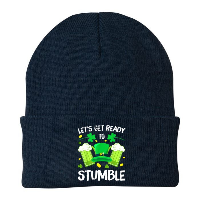 Funny St. PatrickS Day LetS Get Ready To Stumble Beer Drinking Gift Knit Cap Winter Beanie