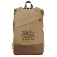 Fruity Subtle Pride Subtle Queer Subtle Bi Cotton Canvas Backpack