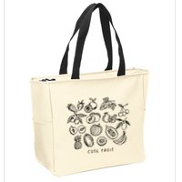 Fruity Subtle Pride Subtle Queer Subtle Bi Zip Tote Bag