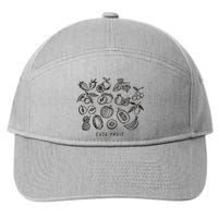 Fruity Subtle Pride Subtle Queer Subtle Bi 7-Panel Snapback Hat