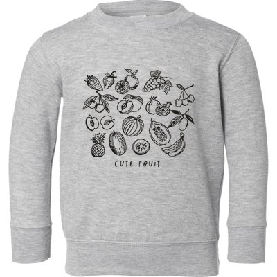 Fruity Subtle Pride Subtle Queer Subtle Bi Toddler Sweatshirt