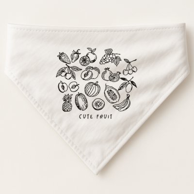 Fruity Subtle Pride Subtle Queer Subtle Bi USA-Made Doggie Bandana