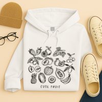 Fruity Subtle Pride Subtle Queer Subtle Bi Hoodie