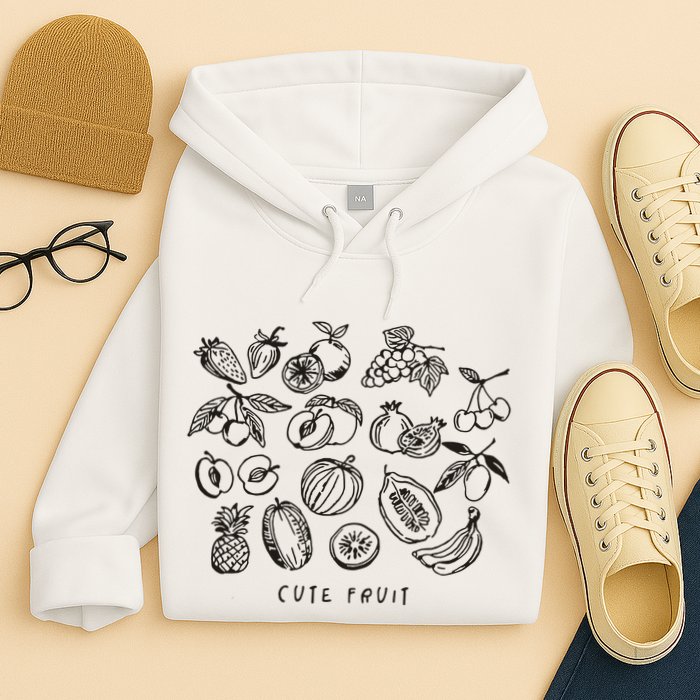 Fruity Subtle Pride Subtle Queer Subtle Bi Hoodie