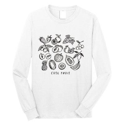 Fruity Subtle Pride Subtle Queer Subtle Bi Long Sleeve Shirt