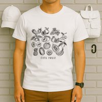 Fruity Subtle Pride Subtle Queer Subtle Bi T-Shirt