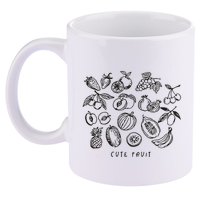 Fruity Subtle Pride Subtle Queer Subtle Bi 11oz C Handle Ceramic Mug