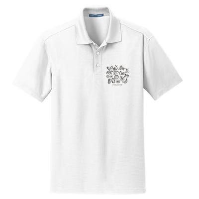 Fruity Subtle Pride Subtle Queer Subtle Bi Dry Zone Grid Polo