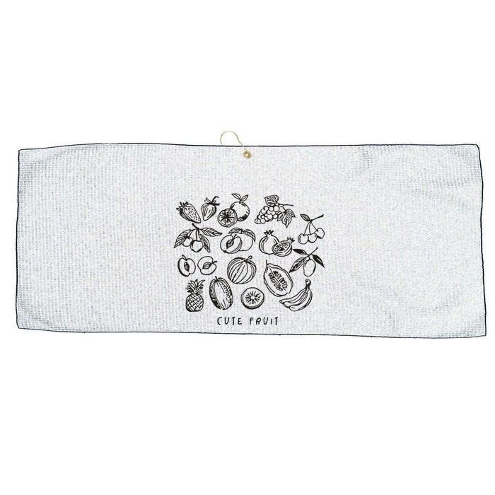 Fruity Subtle Pride Subtle Queer Subtle Bi Large Microfiber Waffle Golf Towel