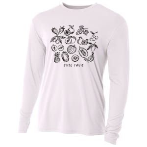 Fruity Subtle Pride Subtle Queer Subtle Bi Cooling Performance Long Sleeve Crew