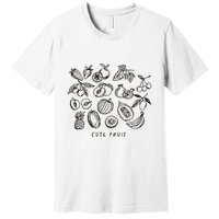 Fruity Subtle Pride Subtle Queer Subtle Bi Premium T-Shirt
