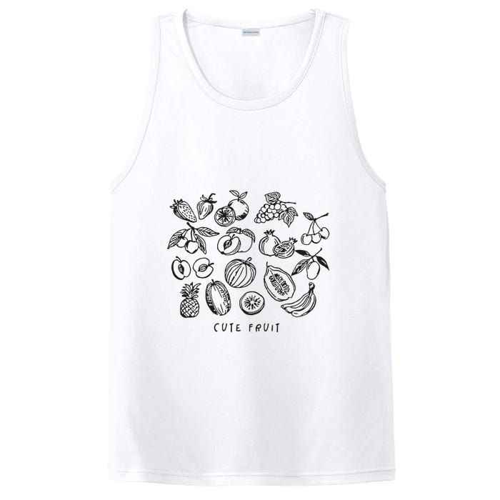 Fruity Subtle Pride Subtle Queer Subtle Bi PosiCharge Competitor Tank