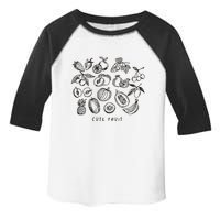 Fruity Subtle Pride Subtle Queer Subtle Bi Toddler Fine Jersey T-Shirt