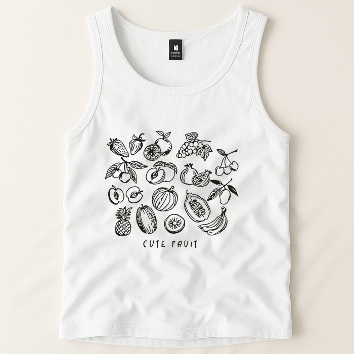 Fruity Subtle Pride Subtle Queer Subtle Bi Tank Top
