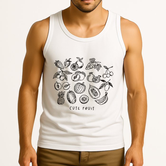 Fruity Subtle Pride Subtle Queer Subtle Bi Tank Top