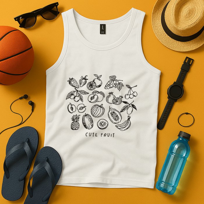 Fruity Subtle Pride Subtle Queer Subtle Bi Tank Top