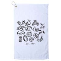 Fruity Subtle Pride Subtle Queer Subtle Bi Golf Towel