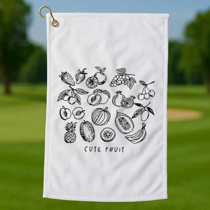 Fruity Subtle Pride Subtle Queer Subtle Bi Golf Towel