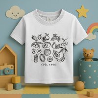 Fruity Subtle Pride Subtle Queer Subtle Bi Toddler T-Shirt