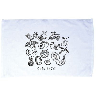 Fruity Subtle Pride Subtle Queer Subtle Bi Microfiber Hand Towel