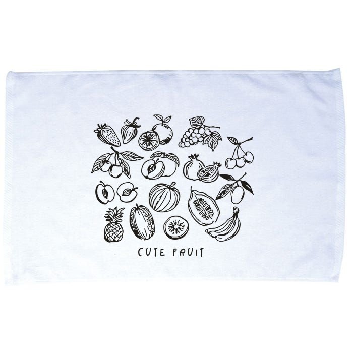 Fruity Subtle Pride Subtle Queer Subtle Bi Microfiber Hand Towel