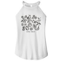 Fruity Subtle Pride Subtle Queer Subtle Bi Women's Perfect Tri Rocker Tank