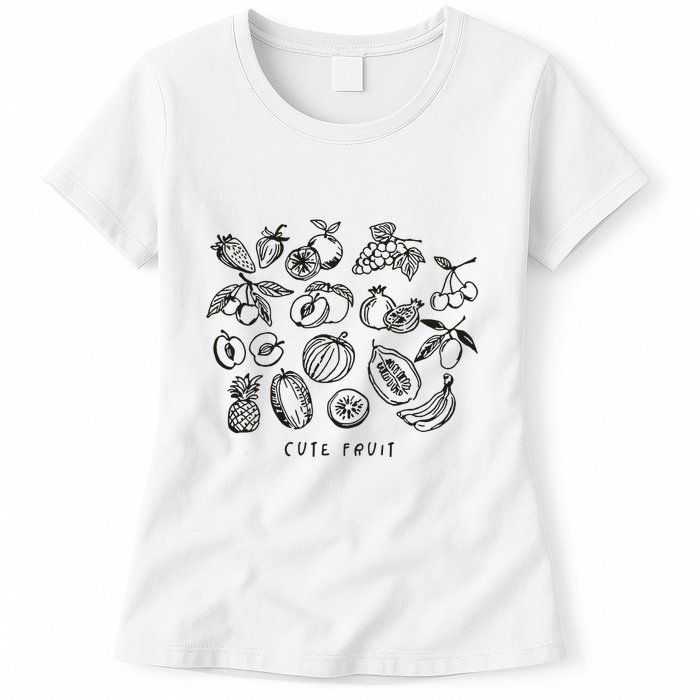 Fruity Subtle Pride Subtle Queer Subtle Bi Womens T-Shirt