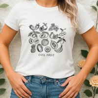 Fruity Subtle Pride Subtle Queer Subtle Bi Womens T-Shirt