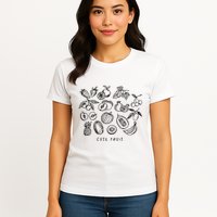 Fruity Subtle Pride Subtle Queer Subtle Bi Womens T-Shirt