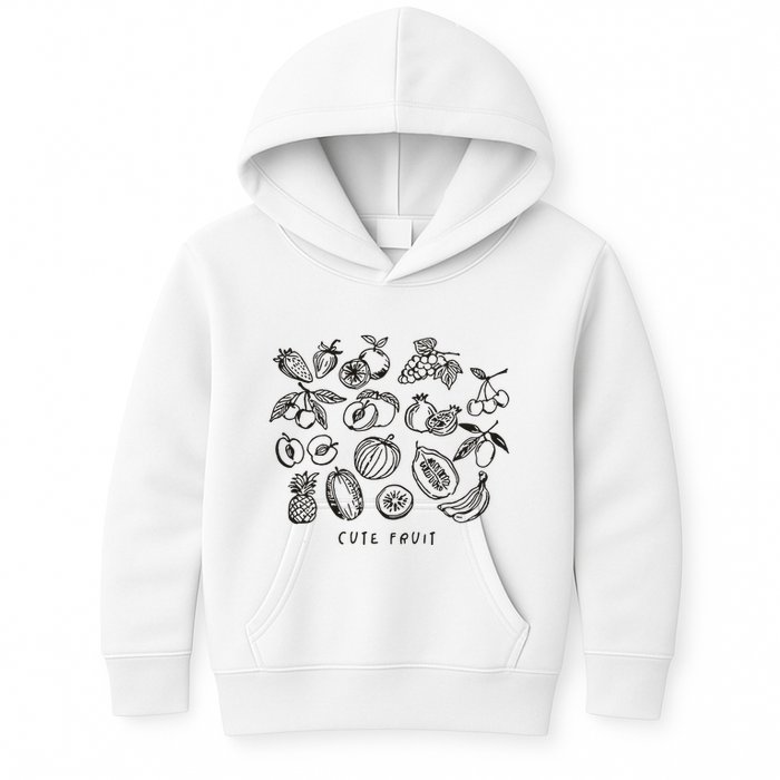 Fruity Subtle Pride Subtle Queer Subtle Bi Kids Hoodie