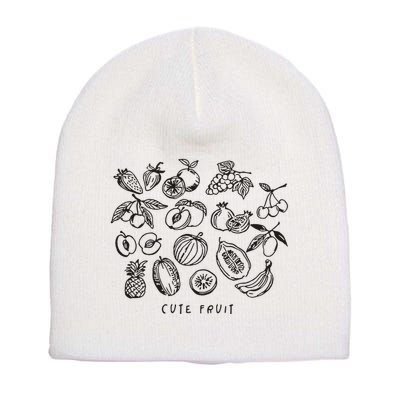 Fruity Subtle Pride Subtle Queer Subtle Bi Short Acrylic Beanie