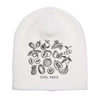 Fruity Subtle Pride Subtle Queer Subtle Bi Short Acrylic Beanie