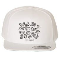 Fruity Subtle Pride Subtle Queer Subtle Bi Wool Snapback Cap