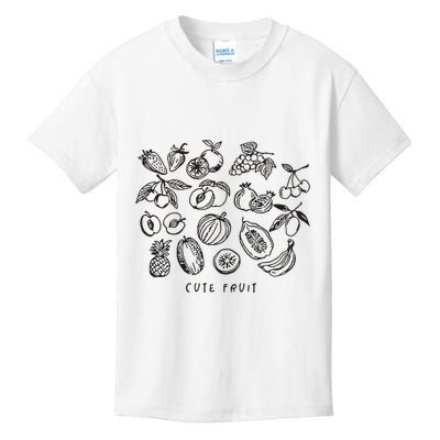 Fruity Subtle Pride Subtle Queer Subtle Bi Kids T-Shirt
