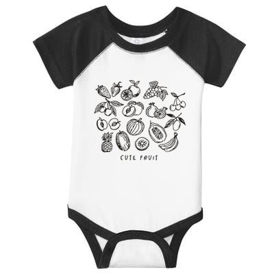 Fruity Subtle Pride Subtle Queer Subtle Bi Infant Baby Jersey Bodysuit