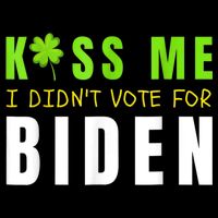 Funny St Patty's Day Kiss Me I Didn't Vote For Biden Impact Tech Backpack