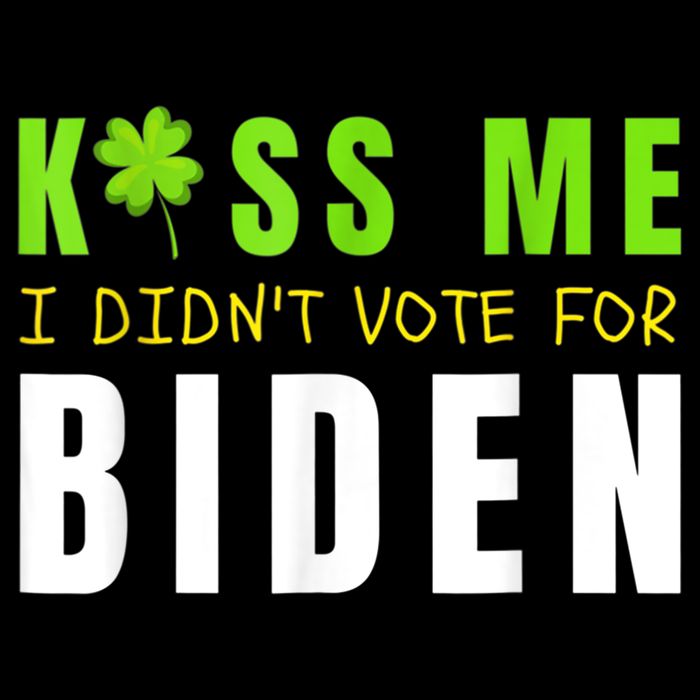 Funny St Patty's Day Kiss Me I Didn't Vote For Biden Impact Tech Backpack