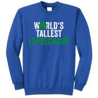 Funny St Patrick's Day Gnome World's Tallest Leprechaun Great Gift Sweatshirt