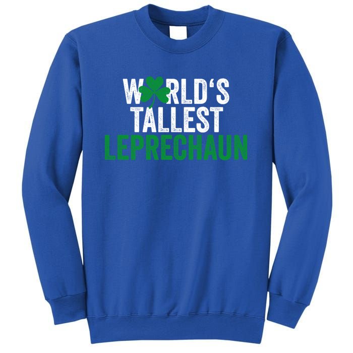 Funny St Patrick's Day Gnome World's Tallest Leprechaun Great Gift Sweatshirt