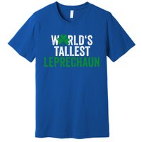 Funny St Patrick's Day Gnome World's Tallest Leprechaun Great Gift Premium T-Shirt