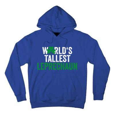 Funny St Patrick's Day Gnome World's Tallest Leprechaun Great Gift Tall Hoodie