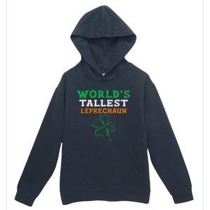 Funny Saint Patrick's Day Worlds Tallest Leprechaun Urban Pullover Hoodie