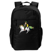 Funny St Patricks Day Leprechaun Unicorn St Paddys Gift Cool Gift Daily Commute Backpack