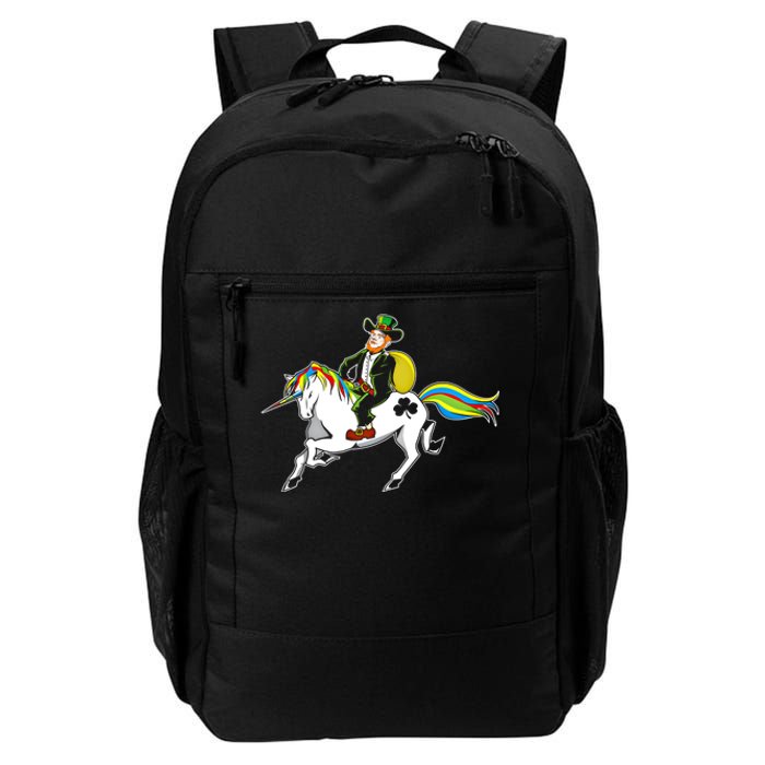 Funny St Patricks Day Leprechaun Unicorn St Paddys Gift Cool Gift Daily Commute Backpack