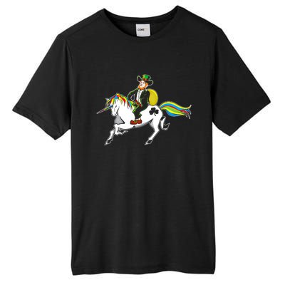 Funny St Patricks Day Leprechaun Unicorn St Paddys Gift Cool Gift Tall Fusion ChromaSoft Performance T-Shirt